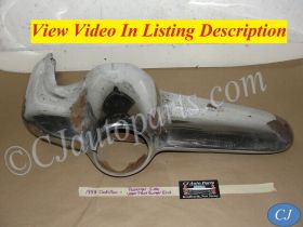 OEM 1958 Cadillac Deville Eldorado Fleetwood RIGHT PASSENGER SIDE FRONT BUMPER END UPPER #3511150